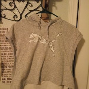 Puma crop hoodie